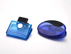 מותאם אישית סיטונאי פלסטיק משרד מקרר מגנט תיק קליפ תזכיר מגנטי קליפ - Product Image 5