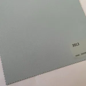 Polyester Full Blackout Roller Blinds Fabric With Double Color Glue