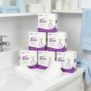 Article en livraison gratuite, vente en gros Alibaba, serviettes hygiéniques biodégradables, serviettes hygiéniques organiques à faible MOQ, serviettes hygiéniques organiques pour femmes, menstruations - Product Image 4