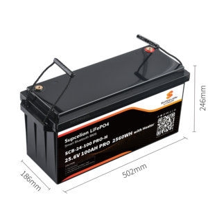 24V 100Ah LiFePO4 pin lithium với nóng sắt Phosphate chu kỳ sâu có thể sạc lại cho năng lượng mặt trời RV Marine UPS với BMS - Product Image 3