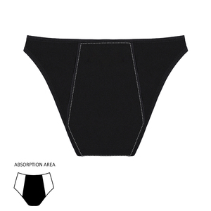 Personalizzabile mutandine removibili riutilizzabili a taglio alto 0 periodo di perdita Ropa interno mutandine mestruali Anti perdita per le donne taglie forti - Product Image 5