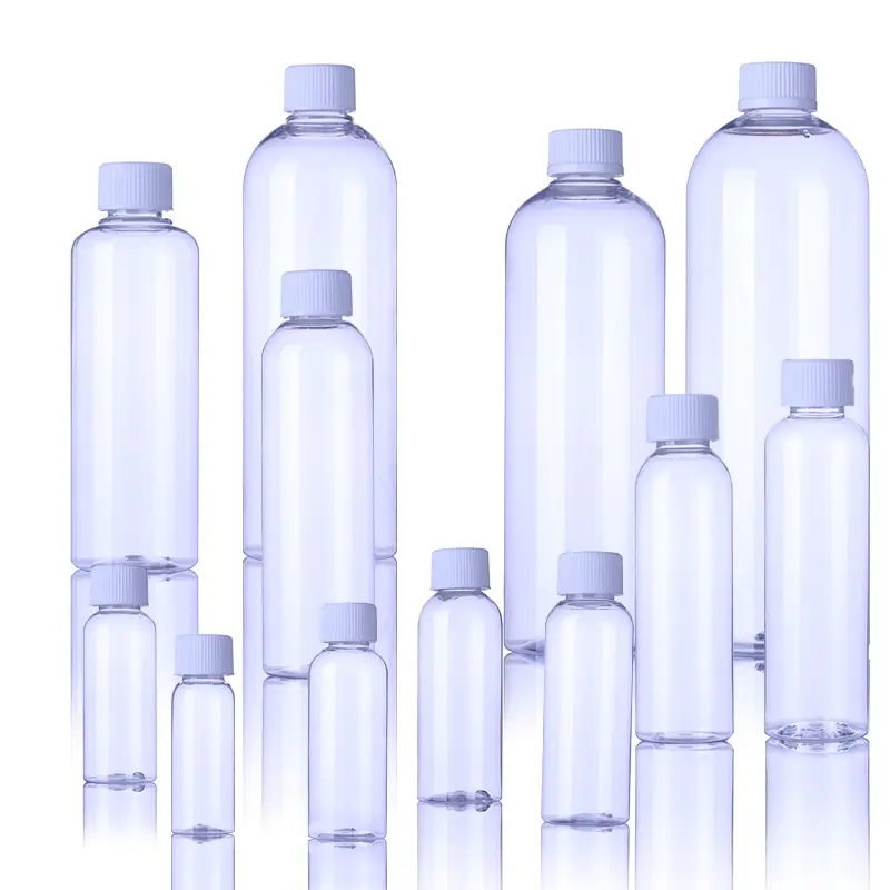 PET plastic bottle beverage drink wholesale shower gel Beauty Shampoo toner bathroom products body skin care water sport bottle