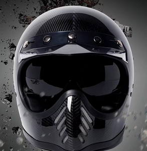 2025 rétro <span class=keywords><strong>élégant</strong></span> Design Unique classique DOT approuvé <span class=keywords><strong>vélo</strong></span> de rue <span class=keywords><strong>casque</strong></span> de moto en Fiber de carbone intégral - Product Image 6