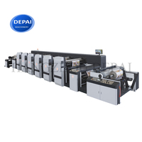 Machine d'impression flexographique sans mandrin pour sacs et gobelets en papier de 1150 mm de largeur pour l'industrie de l'impression