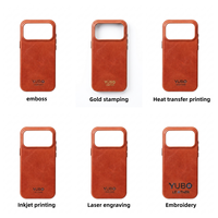 Étui de téléphone en cuir ciré vintage, marque OEM, coque arrière magnétique, étui personnalisé de luxe pour iPhone 18 Pro Max pour iPhone Duo