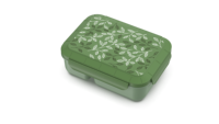 Boîte à lunch isotherme rectangulaire en plastique de 1300 ml sans BPA, 3 compartiments étanches, grande capacité, compatible congélateur, avec bac à glace inclus