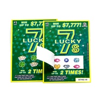 Fabricant de tickets à gratter personnalisés à une fenêtre, cartes à gratter à languette, et tickets de bingo à gratter imprimés