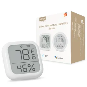 Capteur de température et d'humidité hygromètre d'intérieur détecteur de thermomètre écran LCD numérique Smart Life télécommande sans fil