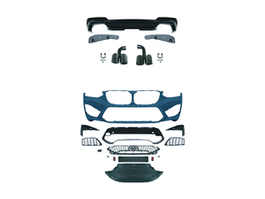 Kit carrozzeria G01 per <span class=keywords><strong>BMW</strong></span> <span class=keywords><strong>X3</strong></span> G01(2018 2021) aggiornamento X3M bodykit modificato <span class=keywords><strong>X3</strong></span> upgard a <span class=keywords><strong>X3</strong></span> M paraurti anteriore - Product Image 2