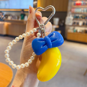 Porte-clés créatif en résine 3D en forme de pomme, breloque de sac en forme de fruit, pendentif pour clés de voiture, mini cadeau promotionnel - Product Image 6
