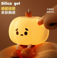 Lampes à tapoter en silicone, décorations de fête, lumières d'ambiance, design créatif et éclectique, petits ornements de bureau