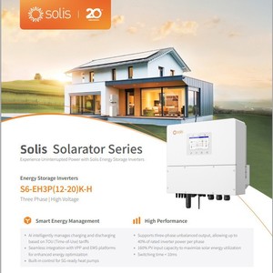 อินเวอร์เตอร์ไฮบริด Ginlong Solis 12-20 กิโลวัตต์ สามเฟส 230V/400V ระบบพลังงานแสงอาทิตย์ - Product Image 2
