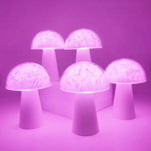 Lampe champignon mignonne et créative avec télécommande, alimentation 1 pile AA, RGB multicolore, lampe d'ambiance, lampe de table, petite veilleuse - Product Image 6