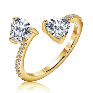 Produttori di gioielli in argento personalizzati s925 5a cz donne dainty diamond <span class=keywords><strong>heart</strong></span> <span class=keywords><strong>ring</strong></span> regali di fidanzamento 18k <span class=keywords><strong>promise</strong></span> <span class=keywords><strong>open</strong></span> zirconia <span class=keywords><strong>ring</strong></span> - Product Image 5