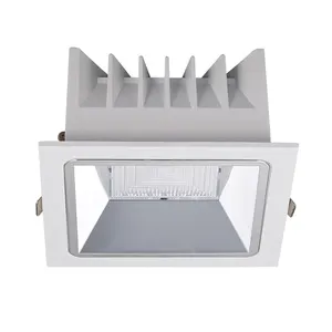 إضاءة LED عصرية مستطيلة الشكل بقدرة 18 وات إضاءة ساقطة مربعة الشكل للتعليق في السقف