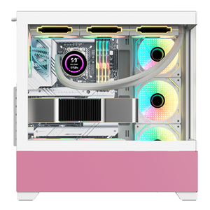 Atx <span class=keywords><strong>Pc</strong></span> Case Gaming Computer Cases & Full Towers Desktop Atx Case pour <span class=keywords><strong>Gamer</strong></span> Table <span class=keywords><strong>Pc</strong></span> Vente en gros Nouveaux modèles Anime <span class=keywords><strong>Rose</strong></span> - Product Image 3
