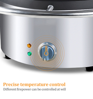 Nouvelle machine à crêpes et à gaufres électrique automatique à haute productivité, best-seller professionnel