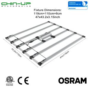 Lámpara de Cultivo LED COB de Espectro Completo Hidropónica, 720W, Plegable, de Aluminio, IP54, Regulable, con 5 Años de Garantía, ¡EN OFERTA! - Product Image 4