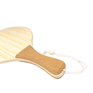 Kuangfeng Fsc Gỗ Sồi Gỗ Ván Ép Bằng Gỗ Nút Chai Xử Lý Bãi Biển Vợt Đặt Vợt Bãi Biển Trò Chơi Bãi Biển Tennis Vợt Cho Người Lớn - Product Image 4