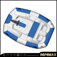 Bote Inflable de Pesca de Alta Calidad de la Fábrica de Barcos Weihai, con Piso de Aluminio/Aire, Catamarán Portátil, Bote de Pesca