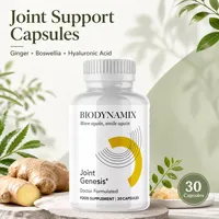 Kapsul Pendukung Sendi Jahe Boswellia Asam Hialuronat Nutrisi Tulang Rawan Kesehatan Gaya Hidup Dewasa 30 Kapsul OEM ODM