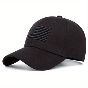 Manufacturers Wholesale New <b>Waterproof</b> Street Style Embroidered Letters Advertising Six-panel American Flag Baseball <b>Cap</b> - Product Image 2