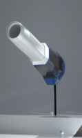 Bâtonnet Térahertz Électrique Rotatif avec Lumière Bleue et Chaleur, Mains Libres, Bien-être à Domicile, Certifié CE, 1200W, Niveaux de Chaleur Réglables
