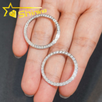 Vente Chaude Lunette de Montre 36mm/41mm/26mm/31mm/34mm Sertie Iced Out Moissanite VVS pour Montres, Grand Stock Prêt à Expédier
