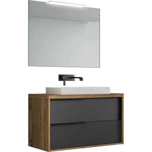 ISIDE 3-Base 100 Herramienta de torneado de nogal/grafito mate con fregadero - Product Image 1