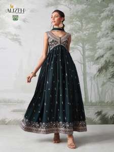 ชุด anarkali สำหรับผู้หญิงชุด anarkali สำเร็จรูปสำหรับงานแต่งงานและงานปาร์ตี้ - Product Image 4