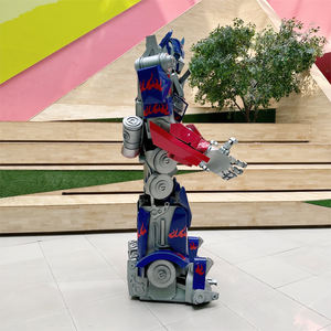Nouvelle voix de robot adulte convertissant la mascotte de voiture <span class=keywords><strong>Optimus</strong></span> <span class=keywords><strong>Prime</strong></span> costume pour le cosplay de fête - Product Image 5