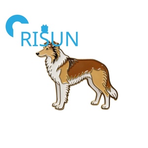 Épingles en émail personnalisées en métal en gros, Border Collie, <span class=keywords><strong>Sheltie</strong></span>, Berger écossais, badge, cadeaux pour les amoureux des chiens, épingles à revers en émail, broches - Product Image 5