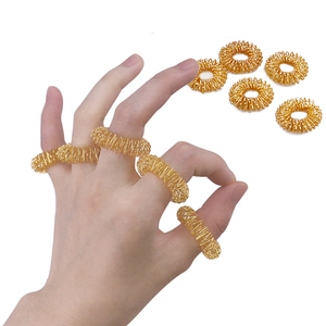 1 ชิ้น แหวนนวดฝังเข็มโลหะ เครื่องนวดมือ ช่วยกระตุ้นการไหลเวียนโลหิต - Product Image 2