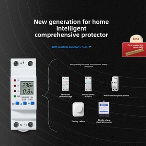 Perangkat Pelindung Tegangan Lebih Otomatis 220V untuk Rumah Tangga, Saklar Proteksi Arus Lebih AC, Proteksi Beban Lebih, dan Proteksi Petir - Product Image 3