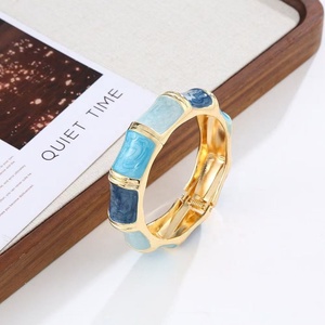 Factory Wholesale High-end Contrast Color Christian Bohemian Women's Vintage Statement Colorful Zinc Alloy Chain Link Chunky - Product Image 6