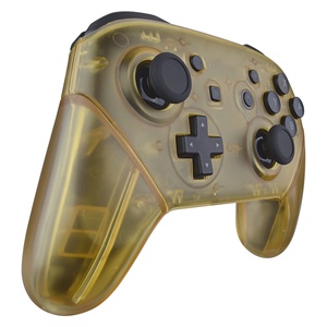 EXtremeRate Amber Yellow Faceplate Backplate Handles DIY Replacement Full Housing Shell Cover for Nintendo <b>Switch</b> Pro Controller - Product Image 4
