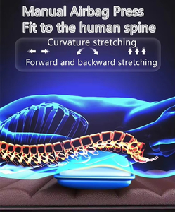 2025 Hot Sale Elektrische Infrarood Massagekussen Volledig Lichaam Luchtkussen Roller Airbag Vibratie Druk Massage Pad PU Leer DC - Product Image 5