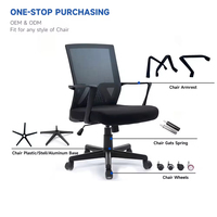Meubles commerciaux aiguille volante artisanat maille créative bureau exécutif confortable tissu personnel tâche ordinateur chaise de bureau