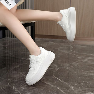 Nuevos Mocasines Transpirables con Cordones para Otoño 2026, Suela Gruesa, Aumento de Altura, Casuales, Impermeables, Antideslizantes, con Cordones Delanteros - Product Image 4