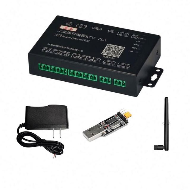 Industrial Gateway Controller RTU PLC ESP32 Network Interface Wifi4G Modbus Python Can Be Programmed Package Basic Version +