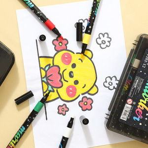 Glitter Art Markers 80 Colors Acrylic Opaque Drawing Pens For Kids And Adults Gift Box Packaging - Product Image 3