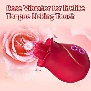 Estimulador sexual de rosas para mujeres, estimulador de pezón del clítoris, G vibrador de punto, masajeador <span class=keywords><strong>Personal</strong></span>, vibrador de rosas, Juguetes sexuales para mujeres - Product Image 3