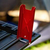 Table de camping pliante en alliage d'aluminium ultralégère et portable pour l'extérieur