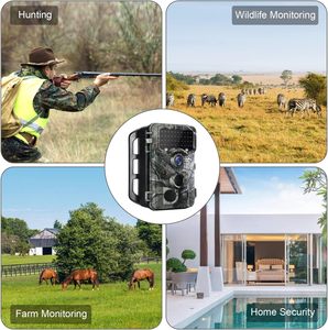 Mini Cámara de Caza, Cámara para Animales 1080P IR, Cámara de Rastreo para Fauna Silvestre, Impermeable IP65, Disparador de Movimiento, Trampas Fotográficas - Product Image 5
