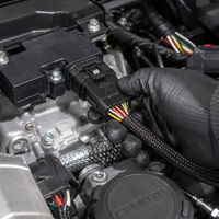 Solvet Maßgefertigter ATV Quad Kabelbaum TE AMP Superseal 12-Pin AWG22 FLRY-B Nylon-Ummantelung Wasserdicht für TRX Foreman