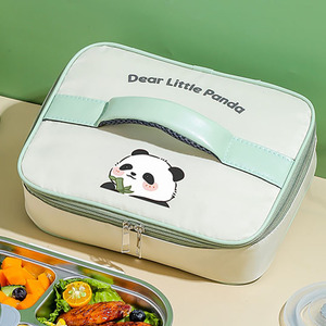 Cartoon Portable Insulated <b>Lunch</b> Bag Aluminum Foil Lining For Students Camping Meals - Product Image 4