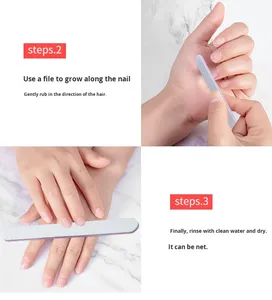 Limas de Uñas Profesionales de Doble Cara, Grano 100/180, para Uñas Acrílicas, Herramientas de Manicura y Pedicura, Venta al Por Mayor - Product Image 2
