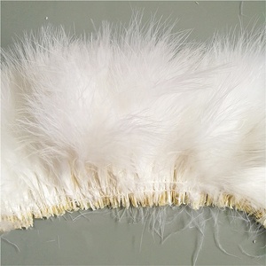 Venta al por mayor esponjoso 4-5 "pavo sangre plumas marabú ensartado plumas para atar moscas pesca artesanías carnaval disfraz decoraciones - Product Image 3