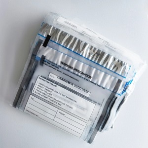 Sac de sécurité inviolable à usage douanier sac à gousset latéral pour l'emballage de la gomme à mâcher en gelée de lait avec verrouillage <span class=keywords><strong>des</strong></span> preuves secrètes - Product Image 4