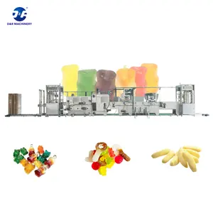 Full Automatic Starch Moulding Jelly Gummy Candy Making Machines Starch Mogul Machine Candy Mogul Line